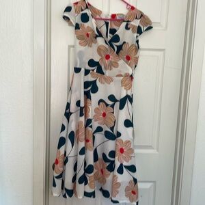 Beautiful white floral dress